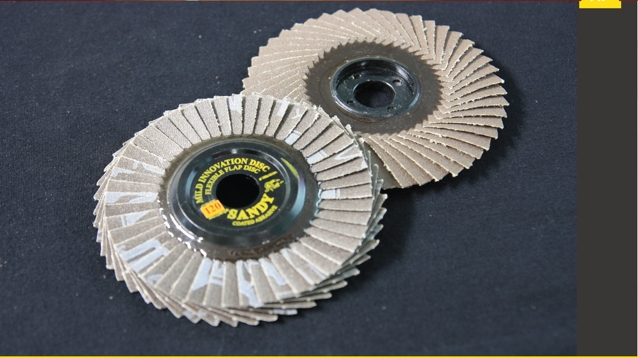 Flexible Flap Disk จานผ้าทรายซ้อนหลังอ่อน