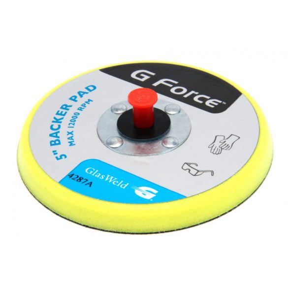 GlasWeld Backer Pad-SoftFoam with Center hole แป้นขัดกระจก 5 นิ้ว (แพคล่ะ 1 ชิ้น)
